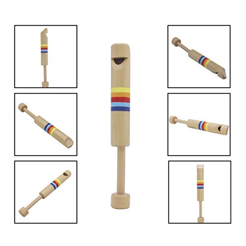 2019 Newest 1PC Children's Slide Wooden Flute Horn Trumpet Cute Musical Educational Toy Instruments Kid Fun Flutophone