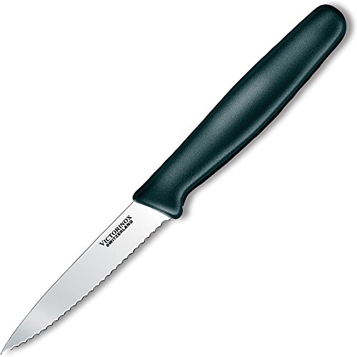 Victorinox Paring Serrated Spear Point Large Polypropylene Handle,
Black, 3.25"