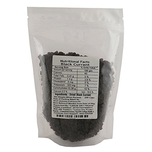 Leeve Dry Fruits Dried Black Currant 200gm