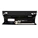 Jubileens Satin Wavy Crystal Bag Evening Prom Bridal Wedding Purse Clutch Handbag (Black)