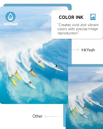 Inkyeah 540 541 XL, PG-540 CL-541 XL Ink Cartridge Replacement for Canon 540 541, Ink 540 and 541 for PIXMA TS5150 TS5151 MX475 MG3650s MG3600 MG3650 MG4250 3200 MG3550 MG3150 MG3550