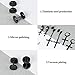 12 Pairs Stainless Steel Cross Earrings Cross Dangle Hoop Earrings Hinged Hoop Ear Jewelry for Men and Women Wearing (Style Set 2)
