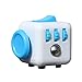 Sorking Fidget Cube Magic Cubes Anti Stress Reliever Relieves Stress and Anxiety for Children and Adults (White & Blue)