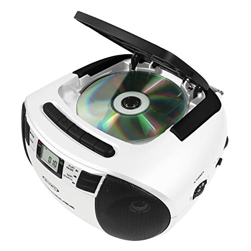 2 Jensen+CD+545MP3+Top+Loading+Cassette+Headphone