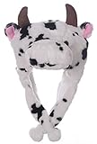 Animal Head Super Soft Plush Childrens Hat
