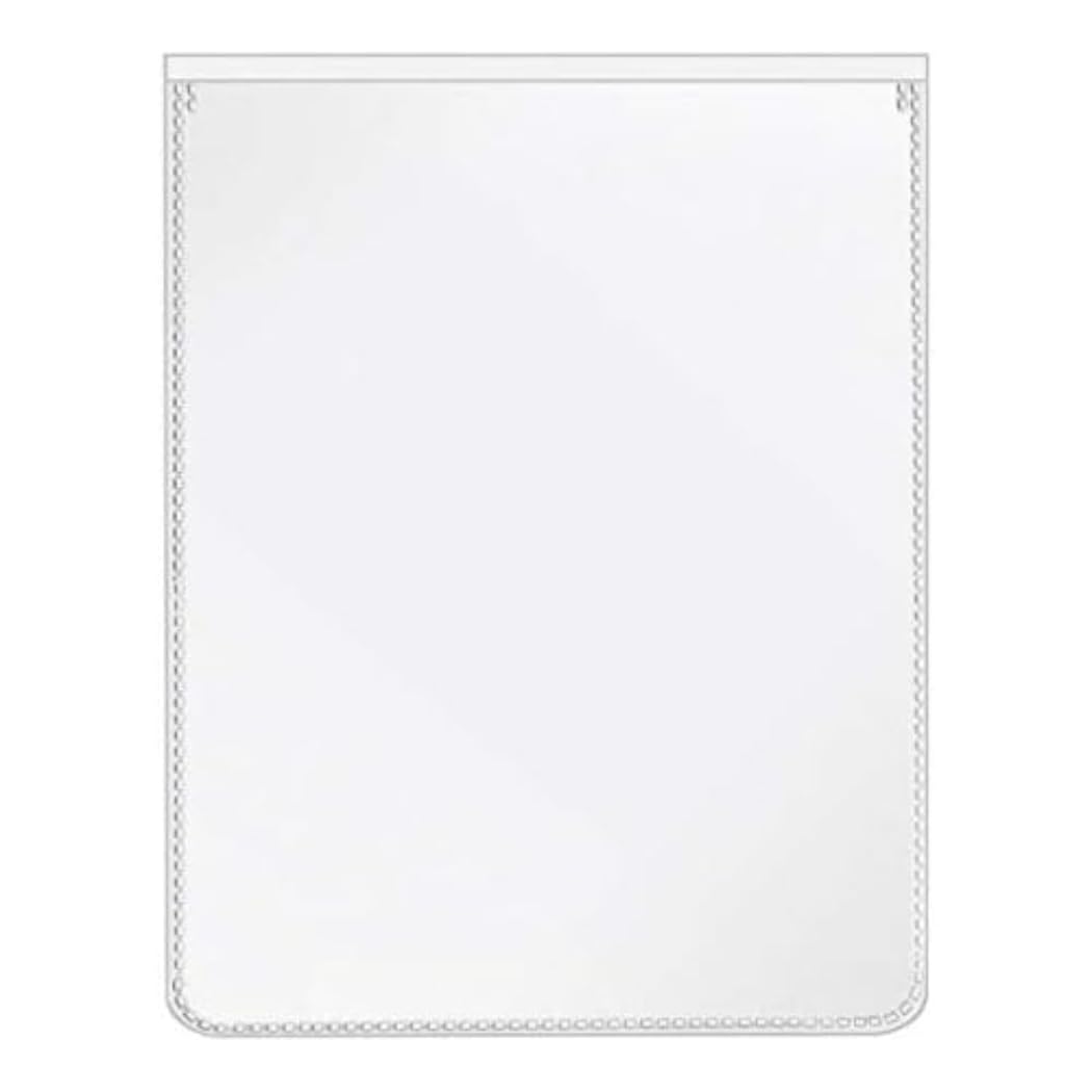 VELOFLEX 3113500 Protective ID Card Sleeves 89 x 110 mm Polypropylene Film with Tear-Proof Indelible Pack of 20