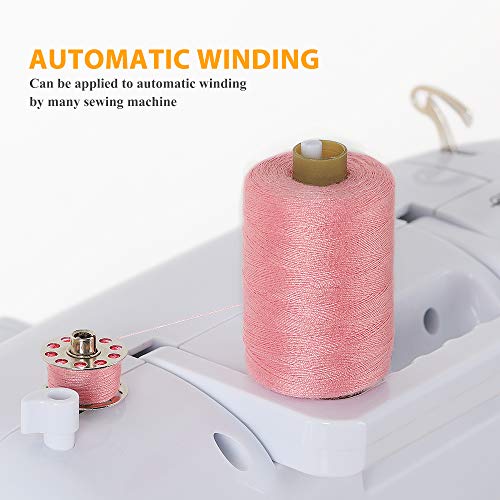 MILIJIA Sewing Threads, 24 Colors Polyester Thread, 1000 Yards Each Spools, Sewing Kits for Hand & Most Sewing Machine