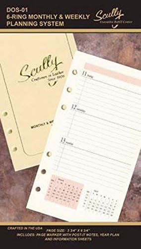 Scully 6 Ring Weekly Refill 2017