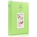 Ablus 128 Pockets Mini Photo Album - Fits for Fujifilm Instax Mini 9 Mini 8 Mini 90 Mini 25, Polaroid Snap PIC-300, Kodak Mini 3-Inch Film(Lime Green)