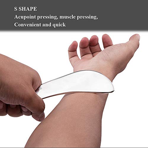Feelfree Stainless Steel Guasha Scraping Massage Tool for Soft Tissue, Physical Therapy Stuff Used for Back, Legs, Arms… - Image 5