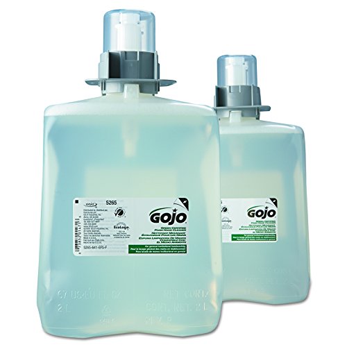 GOJO FMX-20 Green Certified Foam Hand Cleaner, 2000 mL Hand Cleaner Refill for GOJO FMX-20 Push-Style Dispenser (Pack of 2) - 5265-02 - Thumbnail 2