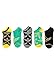 The Legend Of Zelda Triforce No-Show Socks 5 Pair