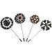 kilofly Men's Bead Lapel Pin Wedding Suit Boutonniere Stick, Value Set of 4