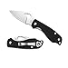Spyderco Byrd Crow 2 Folding Knife - Black G-10 Handle with PlainEdge, Full-Flat Grind, CTS BD1 Steel Blade and LinerLock - BY09GP2