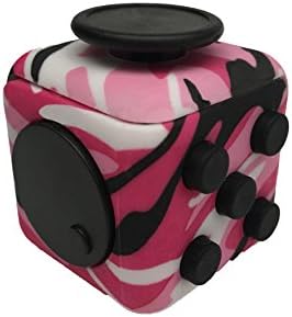 Ultraguards Fidget Cube Relieves Stress &amp; Anxiety, Great For ADHD, ADD, OCD, AUTISM (Pink Camo)