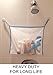 The Bath Toy Organizer Large Storage Bag with 2 Heavy Duty Suction Cup