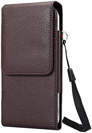 Belt Clip Case,Jaminer Coffee Universal Carrying Cell Phone Case Belt Clip Holster Pouch Mens Waist Pack For Smartphones , 6.3"