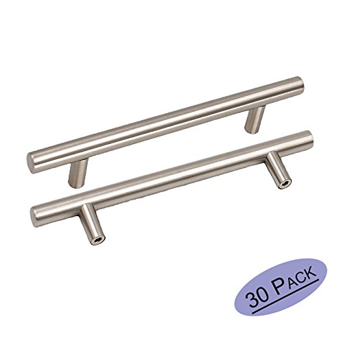 Brushed Nickel 5 Inch Drawer Pulls Kitchen Knobs Goldenwarm