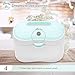 (Upgraded) MEMI Dreamy Wipes Warmer | Holder | Easy-USE | Perfect Gift |(Sky Blue)