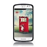 Eagle Cell Hybrid TPU Mesh Net Protective Case Cover for F70 D315/LG Access LTE L31L/L31G /L31C - Retail Packaging - Black/Black