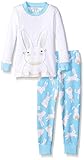 Sara's Prints Unisex Kids Long John Cotton Pajamas