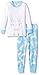 Sara's Prints Unisex Kids Long John Cotton Pajamas