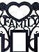 BestBuy Frames Family Photos Collage Picture Frames Wall Hanging Collage Picture Frame with Various Shaped 6 Openings Five 4x6, One 3.5x5 Photo Frame for Reunions, Birthday & Family Picture