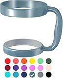 F-32 Handle - 19 COLORS - Available For 30oz or 20oz YETI, RTIC (PREVIOUS DESIGN), OZARK TRAIL, BEAST Rambler & More Tumbler Mug - BPA FREE (30OZ, BLUE STEEL)