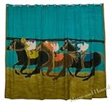 Horse Racing Shower Curtain