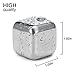 Skymore Whiskey Stones Gift Set, Reusable Ice Cubes Stainless Steel, Chilling Stone for Whiskey, Vodka, Wine, Beer, Beverage and All Drinks, 4Pcs Pack With A Bag