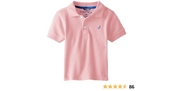 Nautica Boys' Short Sleeve Pique Polo 