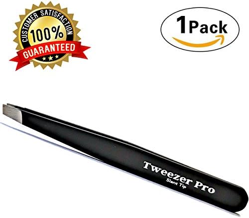 Tweezers, Slant Tip, Stainless Steel Slant Tip Tweezer, Best Set For Women, Men, Kids, Precision, Tick, Pointed, Curved, Best Tweezers Set