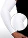 Mudder 8 Pairs Unisex UV Protection Arm Cooling Sleeves Ice Silk Arm Cover (White, Ice Silk)