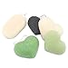 Konjac Sponge EZOware 5 Pack Facial Beauty Sponge (4 Facial Sponges + 1 Bath Sponge ) for All Skin Type - Gentle Facial, Body Scrub, Cleanser and Exfoliation