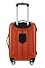 Travelers Club Madison Hardside Expandable Luggage with Cup/Phone Holder, Orange, Carry-On 20-Inch