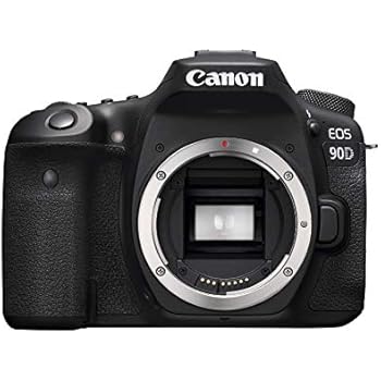 Canon 90D Digital SLR Camera [Body Only], Black (3616C002)