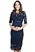 Hello MIZ Women's Baby Shower Floral Lace Maternity Dress