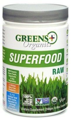 Greens Plus, Organics Superfood, Raw, 8.46 oz (240 g) - 2pc