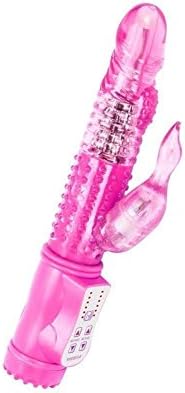 Powerful Big Size Thrusting Powerful Fluttering Rabbit Body Msaager - ❤️ 12 Speeds Rotating Versatility Wand for Women, Pink