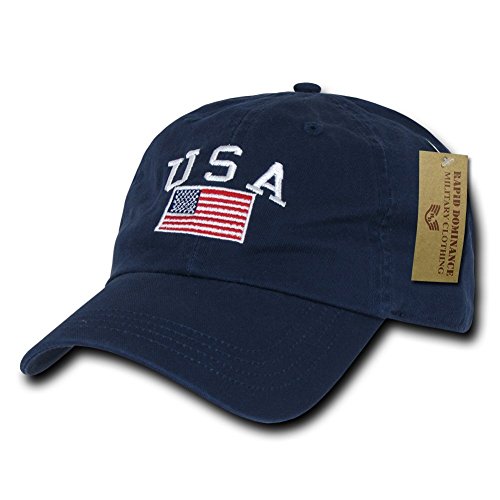 Rapid dom usa flag and text basic style polo baseball c…