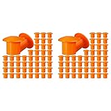 BTuregsau 200 Pcs Mushroom Rebar Cap Plastic