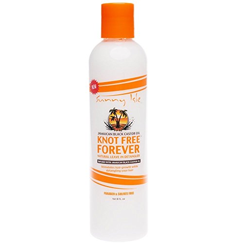 Sunny Isle Jamaican Black Castor Oil Knot Free Forever Leave In Detangler 8 oz. (Pack of 4)