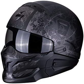 Scorpion 82-289-159-04 Motorcycle Helmet, Noir/Gris, M