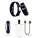 Heart Rate Fitness Tracker Ativafit Sleep Monitor Calorie Counter Activity Tracker Smart Bracelet for iPhone & Android Phone