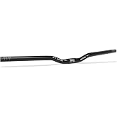 BUCKLOS 25.4mm Mountain Bike Handlebars 720mm - 20mm Rise MTB Handlebar | 6061 aluminum alloy, hard anodized &amp; CNC bent, 25.4mm clamp, 720mm width, cut marks for width adjust for MTB,folding,ebike