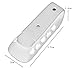 Buckle Bracelet for Fitbit One, Replacement Silicone Band with Chrome Watch Clasp and Fastener Buckle for Fitbit One