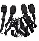 Sex Bondage Kit, Jemor Under Bed Restraints Bondage Restraints With Cuffs For Ankles and Wrists Fit for most Mattress Size