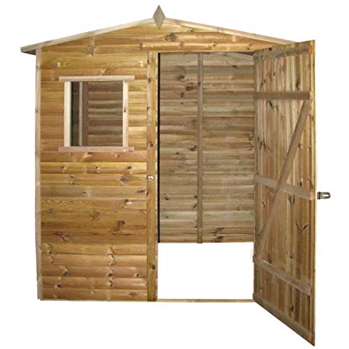 Xinglieu Gartenhaus aus imprägniertem Kiefernholz 1,5 x 2 m Gartenhaus – Bild 6