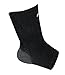 Ankle Compression Support Sleeve by BracePal For Fast Pain Relief & Injury Prevention (Large, Black)