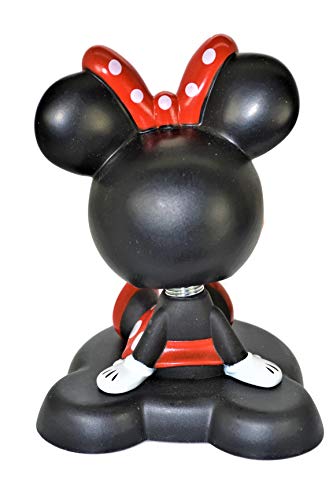 PVC Bobble Head Figure Car Dashboard Office Home Accessories Ultra Detail Doll (Minnie) - Thumbnail 3
